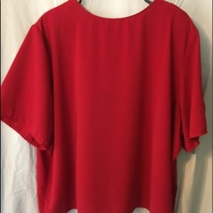 Red woman’s size Dressbarn Blouse